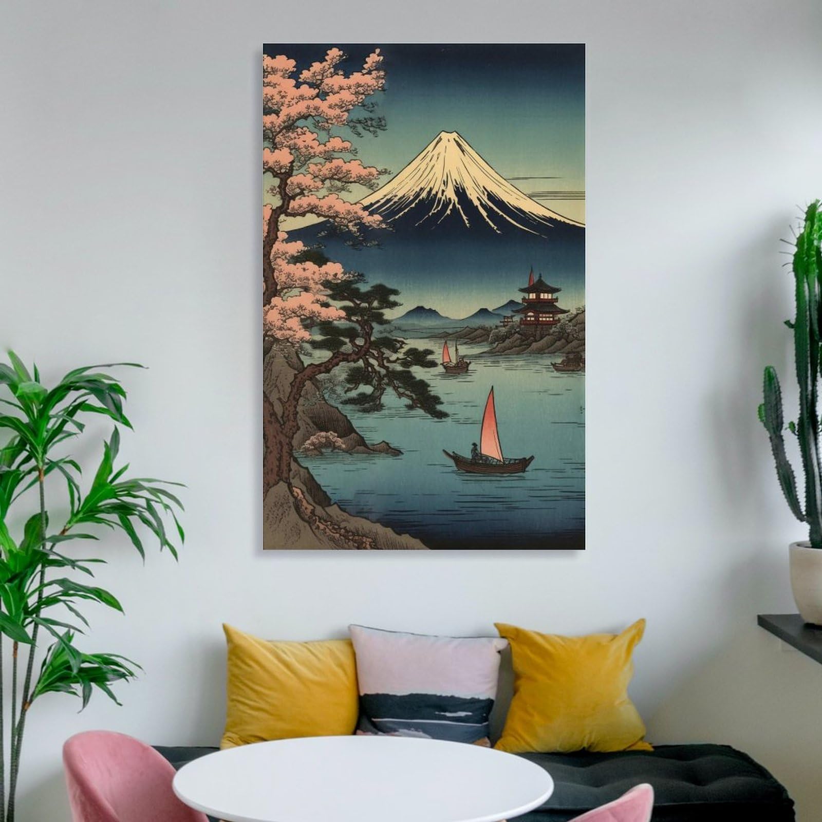 Amazon.com: Japanese Ukiyo-e Art Mount Fuji Poster